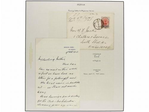 ✉ IRAN. 1922. OVPR. CONTROLE 1922 issue. Thirteen covers (on