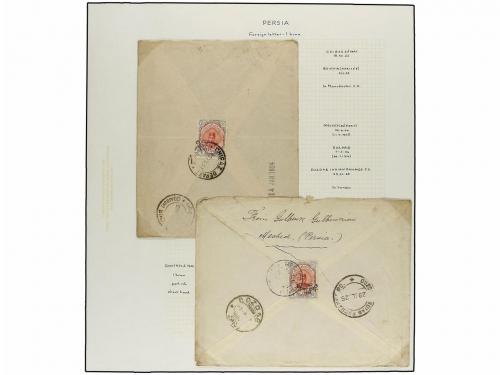 ✉ IRAN. 1922. OVPR. CONTROLE 1922 issue. Thirteen covers (on