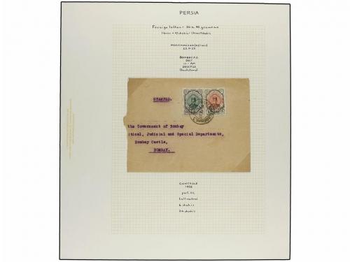 ✉ IRAN. 1922. OVPR. CONTROLE 1922 issue. Thirteen covers (on