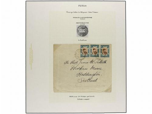 ✉ IRAN. 1929 issue. Sixty six covers to foreing destinations