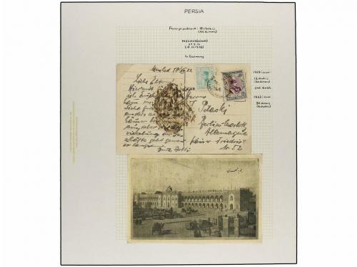 ✉ IRAN. 1929 issue. Sixty six covers to foreing destinations