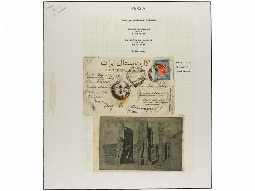 ✉ IRAN. 1929 issue. Sixty six covers to foreing destinations
