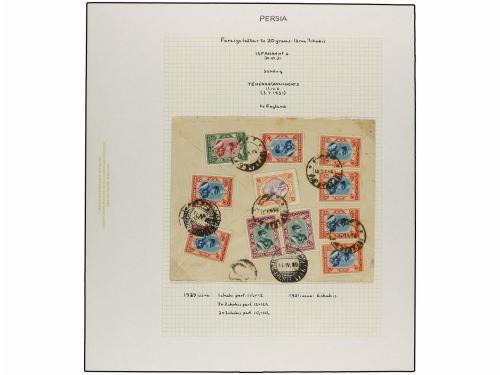 ✉ IRAN. 1929 issue. Sixty six covers to foreing destinations
