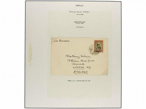 ✉ IRAN. 1929 issue. Sixty six covers to foreing destinations