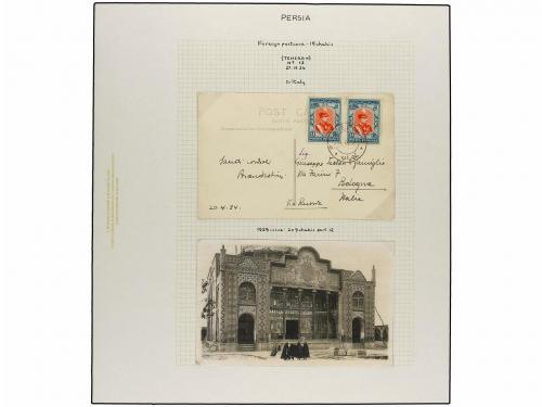 ✉ IRAN. 1929 issue. Sixty six covers to foreing destinations