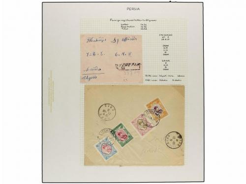 ✉ IRAN. 1929 issue. Eleven covers to foreing destinations. D