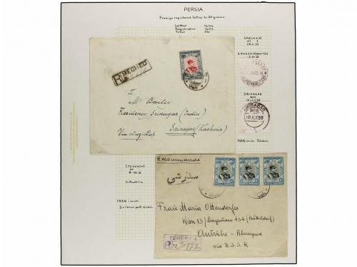 ✉ IRAN. 1929 issue. Eleven covers to foreing destinations. D