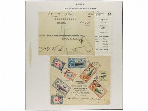 ✉ IRAN. 1929 issue. Eleven covers to foreing destinations. D