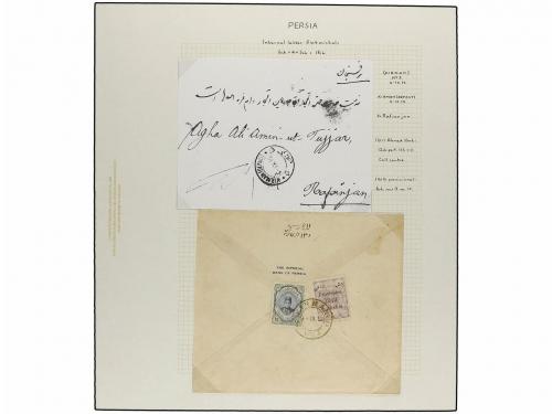 ¿ IRAN. 1919. PROVISIONAL ISSUE. Eighty-nine covers diverse