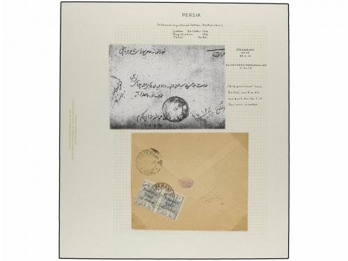 ¿ IRAN. 1919. PROVISIONAL ISSUE. Eighty-nine covers diverse