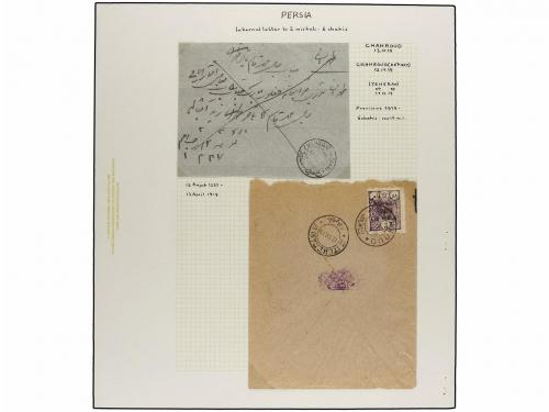 ¿ IRAN. 1919. PROVISIONAL ISSUE. Eighty-nine covers diverse