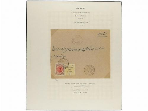 ¿ IRAN. 1919. PROVISIONAL ISSUE. Eighty-nine covers diverse