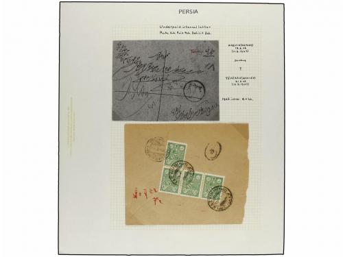 ✉ IRAN. 1926-29 issue. Thirty three covers with POSTAGE DUE 