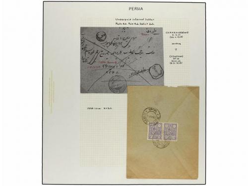 ✉ IRAN. 1926-29 issue. Thirty three covers with POSTAGE DUE 