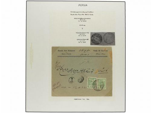 ✉ IRAN. 1926-29 issue. Thirty three covers with POSTAGE DUE 