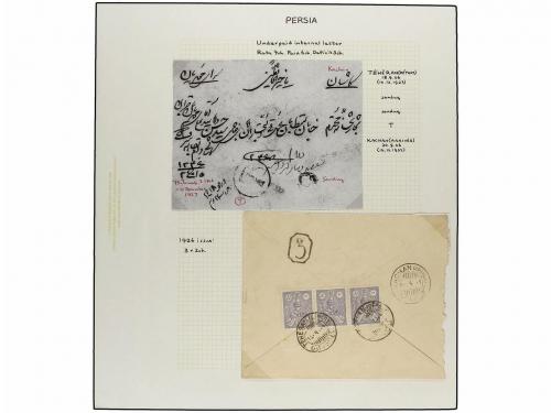 ✉ IRAN. 1926-29 issue. Thirty three covers with POSTAGE DUE 