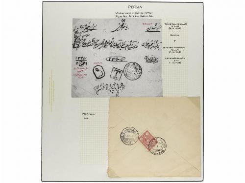 ✉ IRAN. 1926-29 issue. Thirty three covers with POSTAGE DUE 