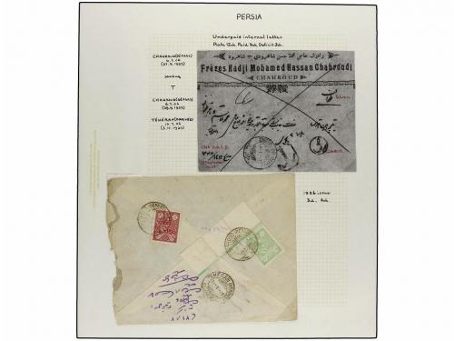 ✉ IRAN. 1926-29 issue. Thirty three covers with POSTAGE DUE 