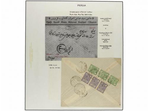 ✉ IRAN. 1926-29 issue. Thirty three covers with POSTAGE DUE 