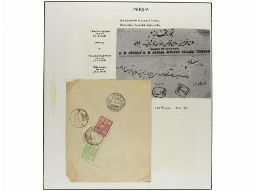 ✉ IRAN. 1926-29 issue. Thirty three covers with POSTAGE DUE 
