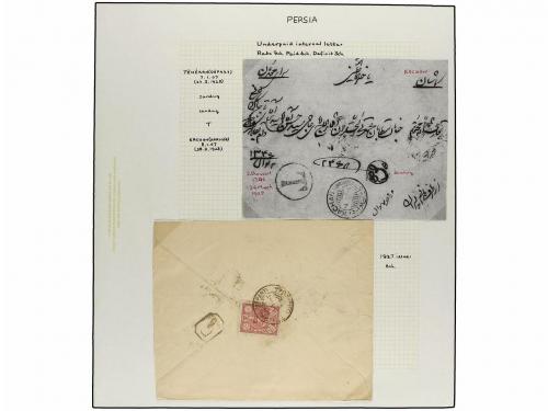 ✉ IRAN. 1926-29 issue. Thirty three covers with POSTAGE DUE 