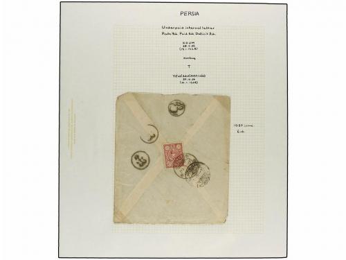 ✉ IRAN. 1926-29 issue. Thirty three covers with POSTAGE DUE 