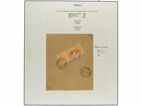 ✉ IRAN. 1926-29 issue. Fifthy-three covers, foreing destinat