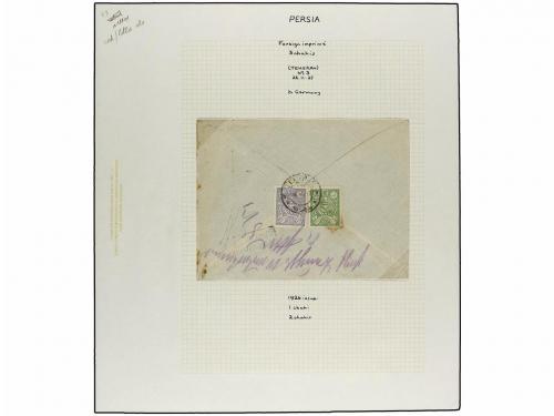 ✉ IRAN. 1926-29 issue. Fifthy-three covers, foreing destinat