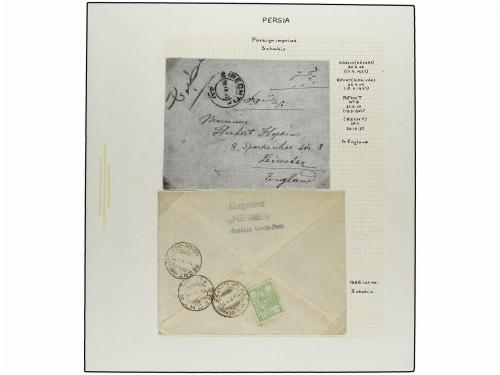 ✉ IRAN. 1926-29 issue. Fifthy-three covers, foreing destinat