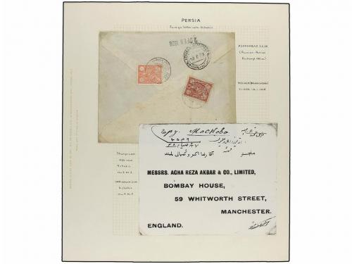 ✉ IRAN. 1926-29 issue. Fifthy-three covers, foreing destinat