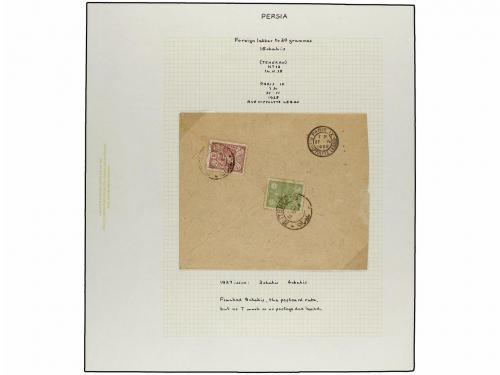 ✉ IRAN. 1926-29 issue. Fifthy-three covers, foreing destinat
