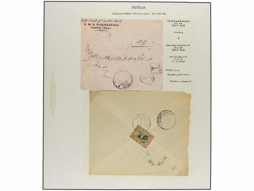 ✉ IRAN. 1929 issue. Thirty two covers, with POSTAGE DUE mark