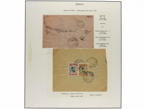 ✉ IRAN. 1929 issue. Thirty two covers, with POSTAGE DUE mark