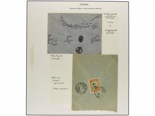 ✉ IRAN. 1929 issue. Thirty two covers, with POSTAGE DUE mark