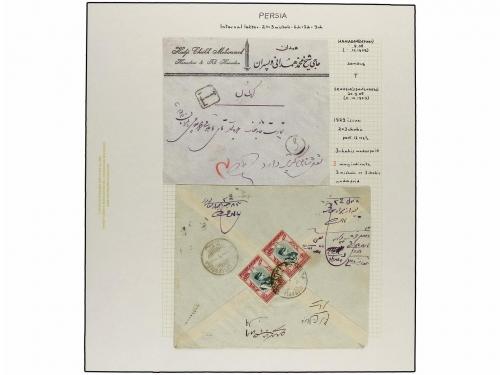 ✉ IRAN. 1929 issue. Thirty two covers, with POSTAGE DUE mark