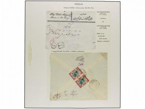 ✉ IRAN. 1929 issue. Thirty two covers, with POSTAGE DUE mark