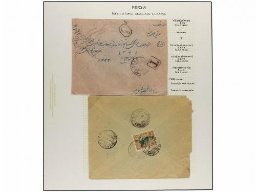✉ IRAN. 1929 issue. Thirty two covers, with POSTAGE DUE mark