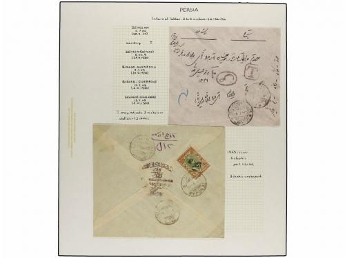 ✉ IRAN. 1929 issue. Thirty two covers, with POSTAGE DUE mark