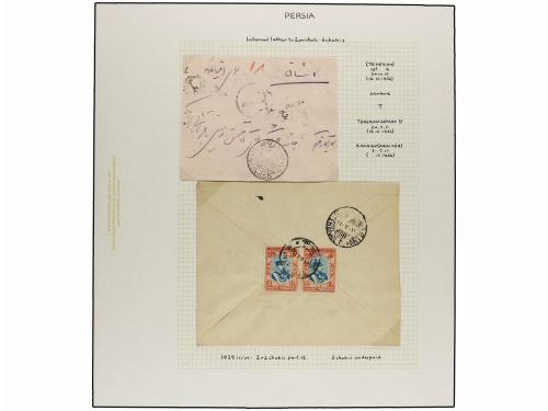 ✉ IRAN. 1929 issue. Thirty two covers, with POSTAGE DUE mark