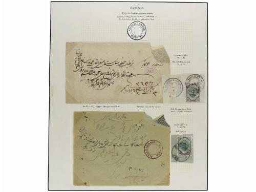 ✉ IRAN. 1916-17. Sixteen covers with BRITISH/INDIAN mark, PA
