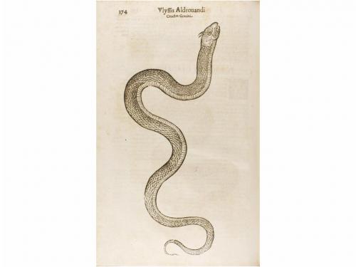 1639. LIBRO. (HISTORIA NATURAL). ALDROVANDI, ULISSIS:. HISTO