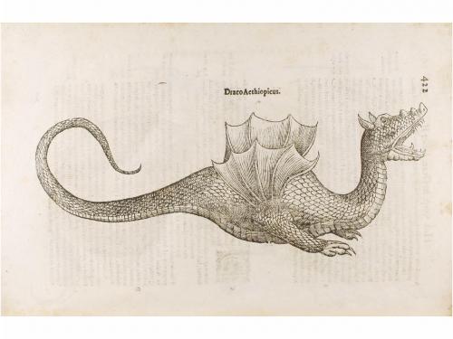 1639. LIBRO. (HISTORIA NATURAL). ALDROVANDI, ULISSIS:. HISTO