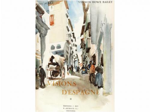 1927. LIBRO. (BIBLIOFILIA). SUBRY; HOWE. VISIONS D´ESPAGNE. 