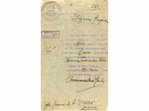 1938. FOLLETO. (GUERRA CIVIL). 31 DOCUMENTOS DE GUERRA CIVIL