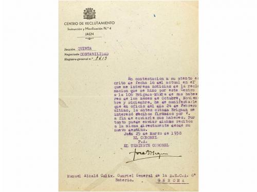1938. FOLLETO. (GUERRA CIVIL). 31 DOCUMENTOS DE GUERRA CIVIL