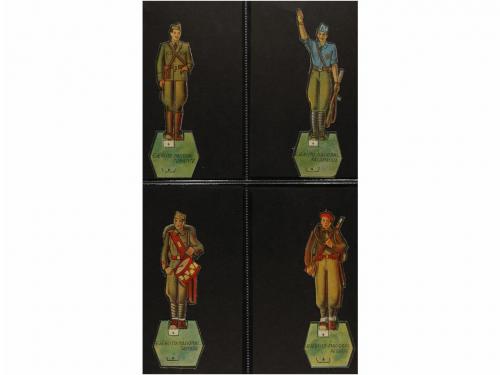 1937 CA. COLECCIONISMO. (GUERRA CIVIL). LOTE DE 10 SOLDADOS 