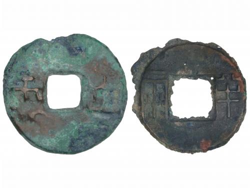 CHINA. Lote 2 monedas Bang Liang y Wu Zhu. 220-180 y 175-119
