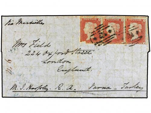 ✉ BULGARIA. 1854. CRIMEAN WAR. Entire letter writen in ´Cam