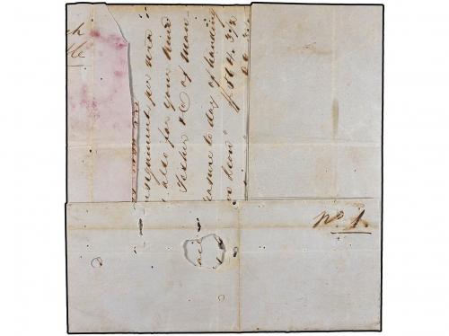 ✉ CUBA. 1858. HABANA a LIVERPOLL. Carta completa, manuscrit