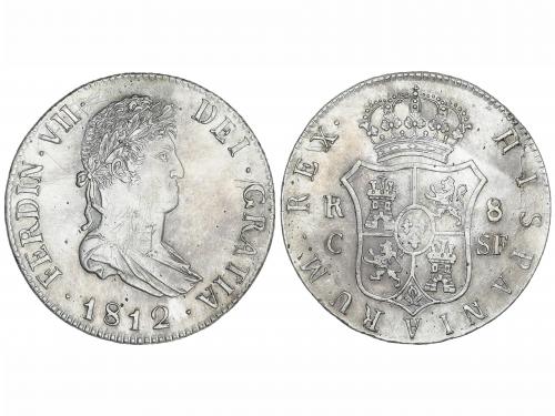 FERNANDO VII. 8 Reales. 1812. CATALUNYA (MALLORCA). S.F. 26,